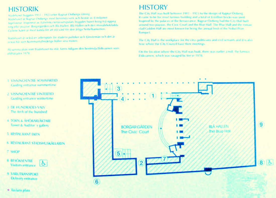 Stadhus Map/Diagram.